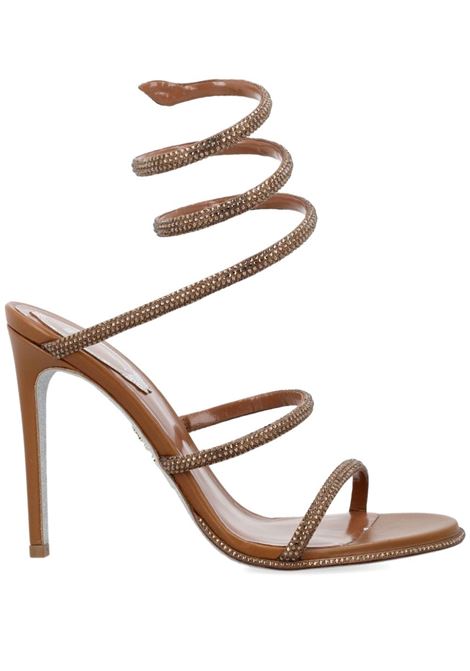 Brown 105mm Cleo sandals René Caovilla - women